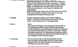 Auschreibung Kreiskönigin/ Kreiskönig